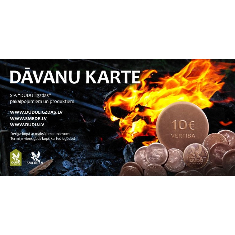 "DUDU ligzdas" dāvanu karte "DUDU ligzdas" dāvanu karte