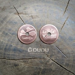 Kalta vara monēta "Latvija / Latvija 100"