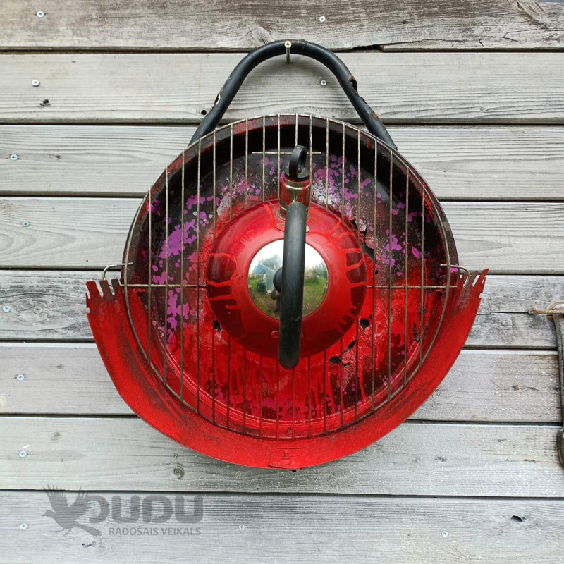 Original metal artwork named "Third World Grill"